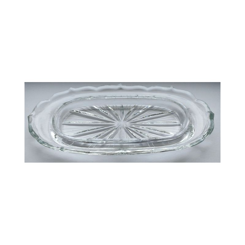 Taca kryształowa pod ampułki  21 x 9,5 cm - AMPUŁKI I TACKI MSZALNE - Taca kryształowa pod ampułki  21 x 9,5 cm