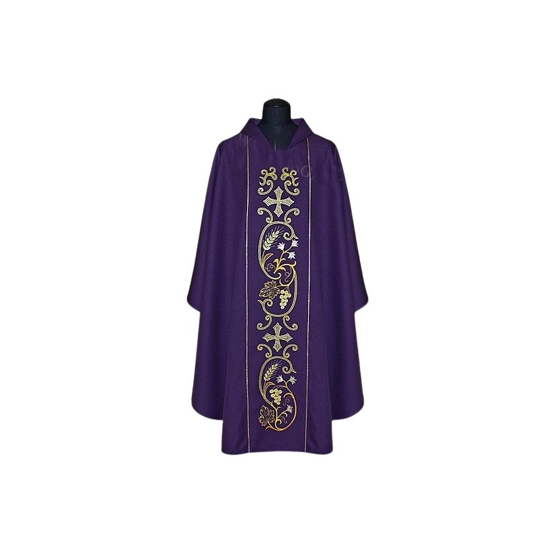 Ornat bogato haftowany (784) - Ornaty fioletowe - Ornat bogato haftowany (784)