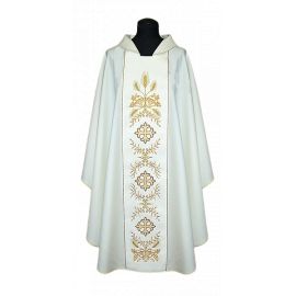 Ornat bogato haftowany (781) - Ornaty białe/ ecru