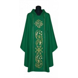 Ornat bogato haftowany (782) - Ornaty zielone