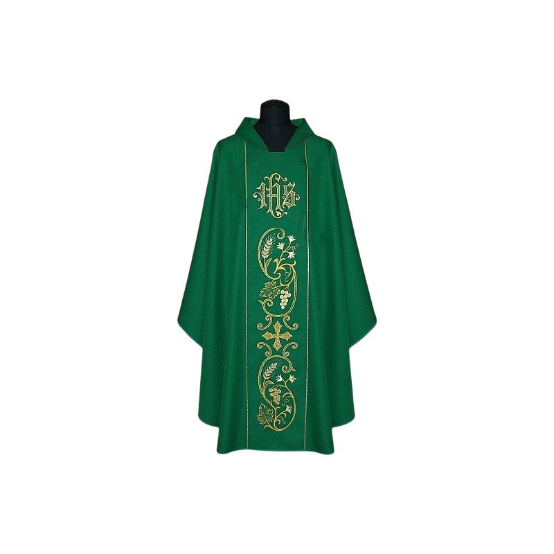 Ornat bogato haftowany (782) - Ornaty zielone - Ornat bogato haftowany (782)