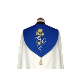 Kapa maryjna haftowana (73) - KAPY LITURGICZNE - zdjęcie 2 - Kapa maryjna haftowana (73)