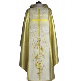 Ornat ślubny z szerokim złotym pasem - Ornaty ślubne