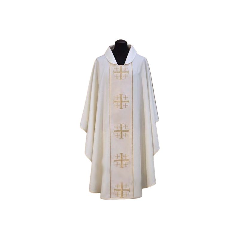 Ornat haftowany (14A) - Ornaty białe/ ecru - Ornat haftowany (14A)