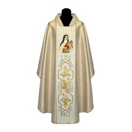 Ornat haftowany św. Teresa od Dzieciątka Jezus - Ornaty z wizerunkiem świętych