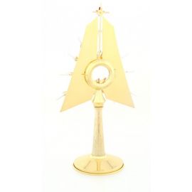 Monstrancja pozłacana, elementy srebrzone - 55 cm (S17) - MONSTRANCJE - zdjęcie 3 - Monstrancja pozłacana, elementy srebrzone - 55 cm (S17)