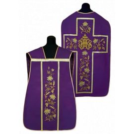 Ornat rzymski IHS kolory liturgiczne (45) - Ornaty rzymskie - zdjęcie 2 - Ornat rzymski IHS kolory liturgiczne (45)