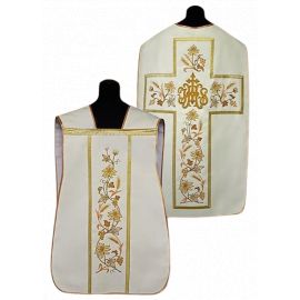 Ornat rzymski IHS kolory liturgiczne (45) - Ornaty rzymskie - zdjęcie 3 - Ornat rzymski IHS kolory liturgiczne (45)