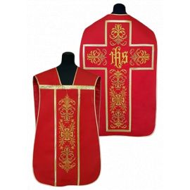 Ornat rzymski IHS kolory liturgiczne (44) - Ornaty rzymskie - zdjęcie 3 - Ornat rzymski IHS kolory liturgiczne (44)