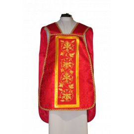 Ornat rzymski haftowany Święty Antoni - Ornaty z wizerunkiem świętych - zdjęcie 2 - Ornat rzymski haftowany Święty Antoni