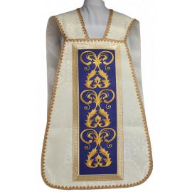 Ornat rzymski haftowany motyw Maryjny - ORNATY - zdjęcie 2 - Ornat rzymski haftowany motyw Maryjny