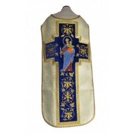 Ornat rzymski haftowany Matka Boża Wspomożenie Wiernych - Ornaty Maryjne