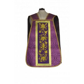 Ornat rzymski haftowany Symbol Franciszkański - Ornaty rzymskie - zdjęcie 2 - Ornat rzymski haftowany Symbol Franciszkański