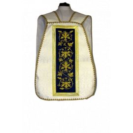 Ornat rzymski haftowany Matka Boża Fatimska - Ornaty Maryjne - zdjęcie 2 - Ornat rzymski haftowany Matka Boża Fatimska