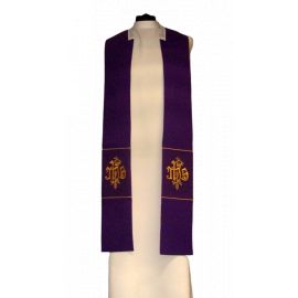 Kapa haftowana fioletowa - ornament (4) - KAPY LITURGICZNE - zdjęcie 2 - Kapa haftowana fioletowa - ornament (4)