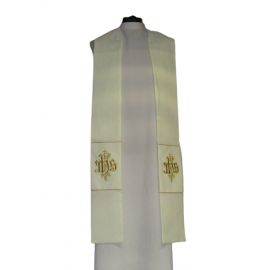 Kapa haftowana ecru - ornament (4) - KAPY LITURGICZNE - zdjęcie 2 - Kapa haftowana ecru - ornament (4)