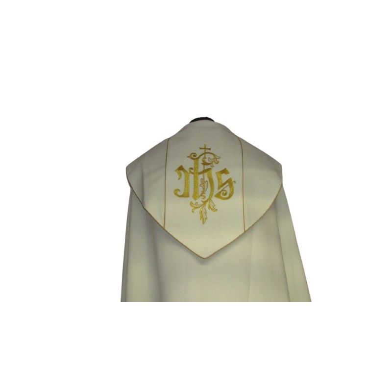 Kapa haftowana ecru - ornament (4) - KAPY LITURGICZNE - Kapa haftowana ecru - ornament (4)