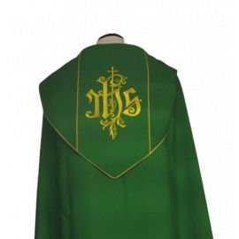 Kapa haftowana zielona - ornament (4) - KAPY LITURGICZNE - zdjęcie 2 - Kapa haftowana zielona - ornament (4)