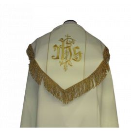 Kapa ślubna IHS - KAPY LITURGICZNE - zdjęcie 2 - Kapa ślubna IHS