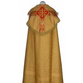 Kapa liturgiczna rozeta miodowa - KAPY LITURGICZNE - zdjęcie 2 - Kapa liturgiczna rozeta miodowa