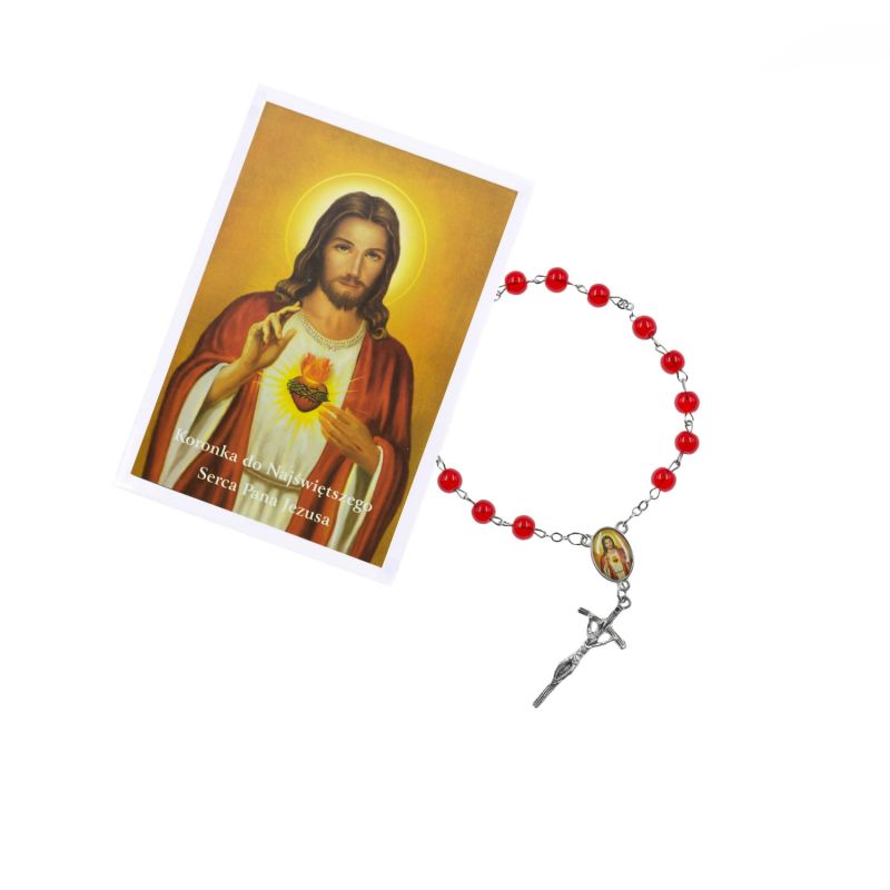 Koronka do Najświętszego SPJ + różaniec - RÓŻAŃCE, KORONKI, TAJEMNICE RÓŻAŃCOWE - Koronka do Najświętszego SPJ + różaniec
