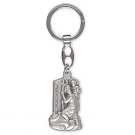 Brelok metalowy św. Krzysztof 4,5x3 cm - Breloki religijne - zdjęcie 2 - Brelok metalowy św. Krzysztof 4,5x3 cm