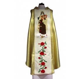 Ornat haftowany - Święta Teresa - Ornaty z wizerunkiem świętych