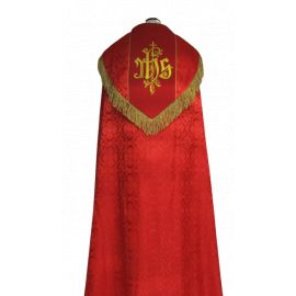 Kapa haftowana IHS rozeta - kolory liturgiczne (50A) - KAPY LITURGICZNE - zdjęcie 2 - Kapa haftowana IHS rozeta - kolory liturgiczne (50A)