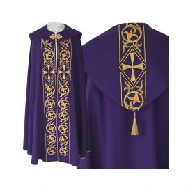 Kapa haftowana gotycka - haftowane pasy (53) - KAPY LITURGICZNE