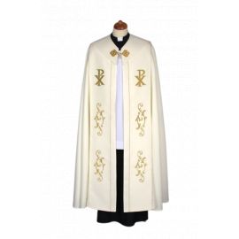 Kapa ecru haftowana (70) - KAPY LITURGICZNE