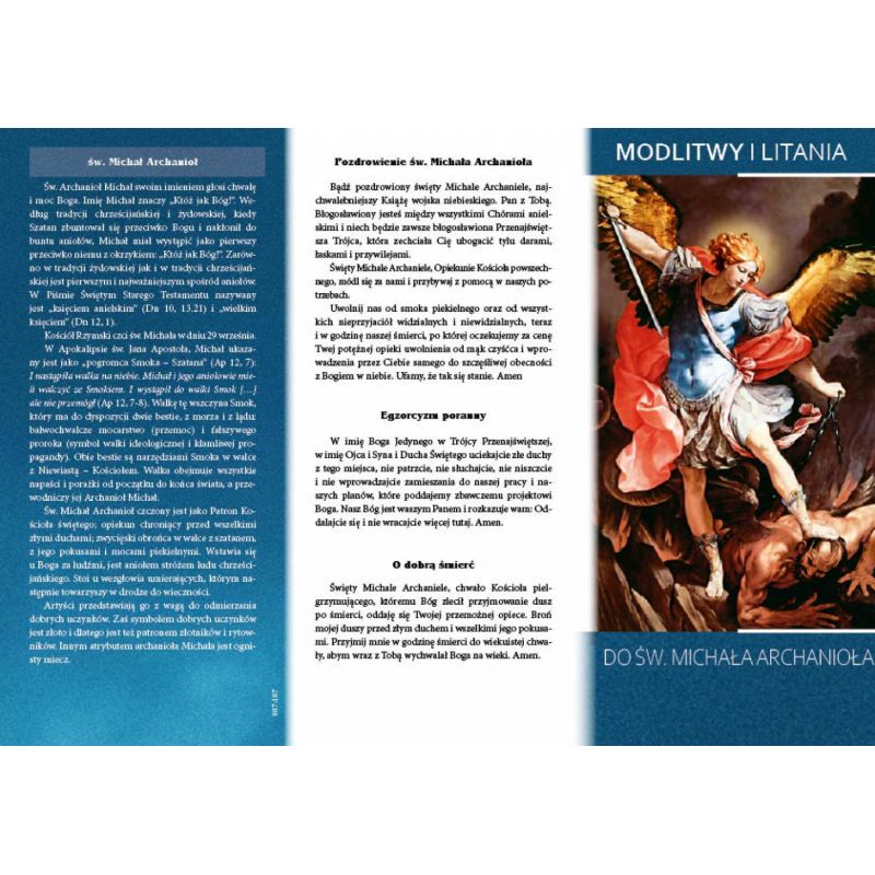 Litania i Modlitwy do Św. Michała Archanioła - Folder religijny - Litania i Modlitwy do Św. Michała Archanioła