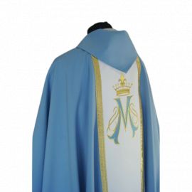 Ornat gotycki Maryjny haftowany (22) - Ornaty Maryjne - zdjęcie 3 - Ornat gotycki Maryjny haftowany (22)