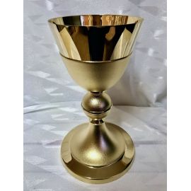 Kielich mszalny matowy, nodus w kształcie kuli - 20 cm (2D) - KIELICHY MSZALNE