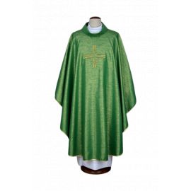 Ornat zielony haftowany - krzyż (18) - Ornaty zielone
