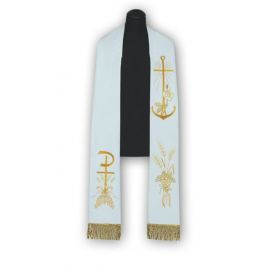 Stuła kapłańska - haftowana (187) - EUCHARYSTYCZNE