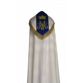 Kapa haftowana maryjna - ecru (89) - KAPY LITURGICZNE - zdjęcie 2 - Kapa haftowana maryjna - ecru (89)