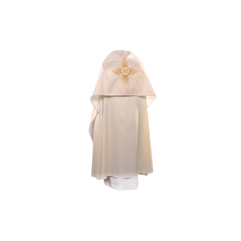 Welon liturgiczny na ramiona ecru/ złoty (44) - WELONY - Welon liturgiczny na ramiona ecru/ złoty (44)