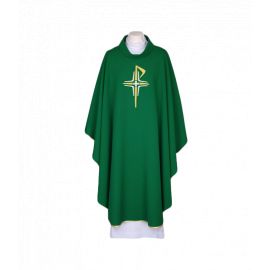 Ornat zielony, pas haftowany - Krzyże (109) - Ornaty zielone