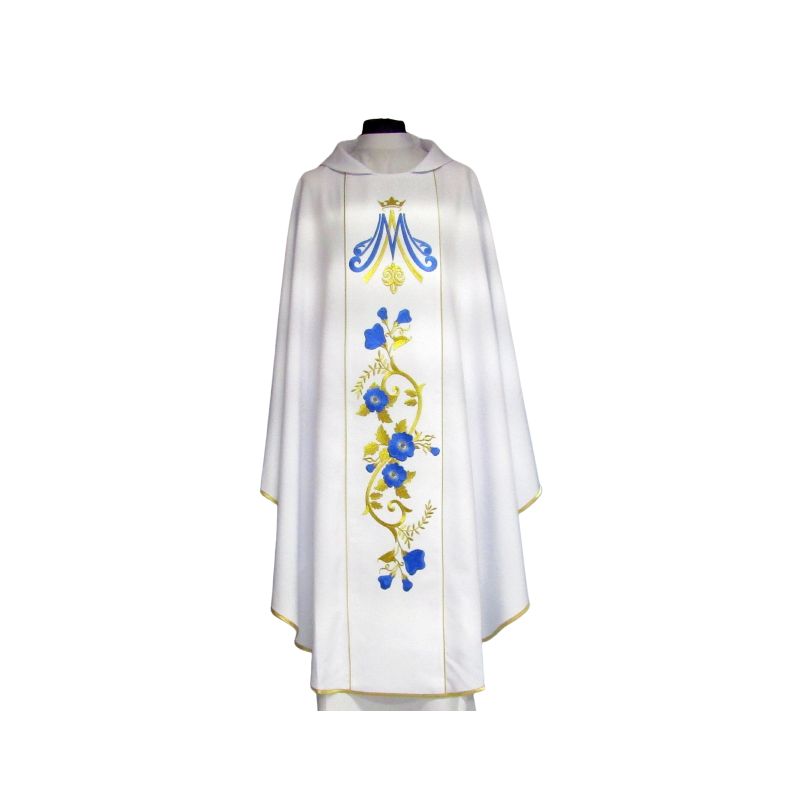 Ornat maryjny z haftowanym pasem (65) - Ornaty Maryjne - Ornat maryjny z haftowanym pasem (65)