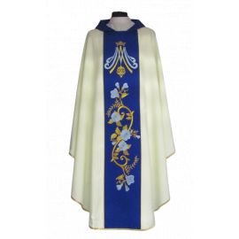 Ornat maryjny z haftowanym pasem (66) - Ornaty Maryjne - zdjęcie 2 - Ornat maryjny z haftowanym pasem (66)