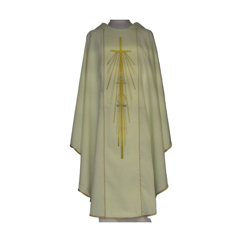 Ornat haftowany Alfa i Omega - kolory liturgiczne (11) - Ornaty haftowane - Ornat haftowany Alfa i Omega - kolory liturgiczne (11)