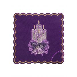 Bielizna kielichowa haftowana - Adwent (5) - Bielizna kielichowa adwentowa - zdjęcie 2 - Bielizna kielichowa haftowana - Adwent (5)