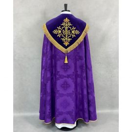 Kapa haftowana fioletowa (90) - KAPY LITURGICZNE - zdjęcie 2 - Kapa haftowana fioletowa (90)
