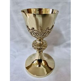 Kielich mszalny, ażur złoty - 21 cm (10D) - KIELICHY MSZALNE