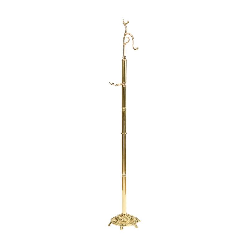 Stojak na trybularz i łódkę - złoty 147 cm - STOJAK - RÓŻNE - Stojak na trybularz i łódkę - złoty 147 cm
