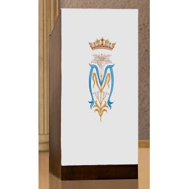 Lektorium/welon haftowany Maryjny na ambonę (H22) - LEKTORIA