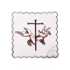 Bielizna kielichowa haftowana dłonie (23H) - bawełna poliester - zdjęcie 2 - Bielizna kielichowa haftowana dłonie (23H)