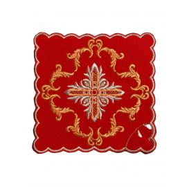 Bielizna kielichowa haftowana krzyż (46H) - bawełna poliester - zdjęcie 2 - Bielizna kielichowa haftowana krzyż (46H)