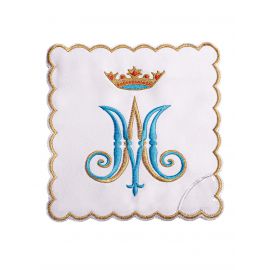 Bielizna kielichowa haftowana wzór maryjny (58H) - bawełna poliester - zdjęcie 2 - Bielizna kielichowa haftowana wzór maryjny (58H)