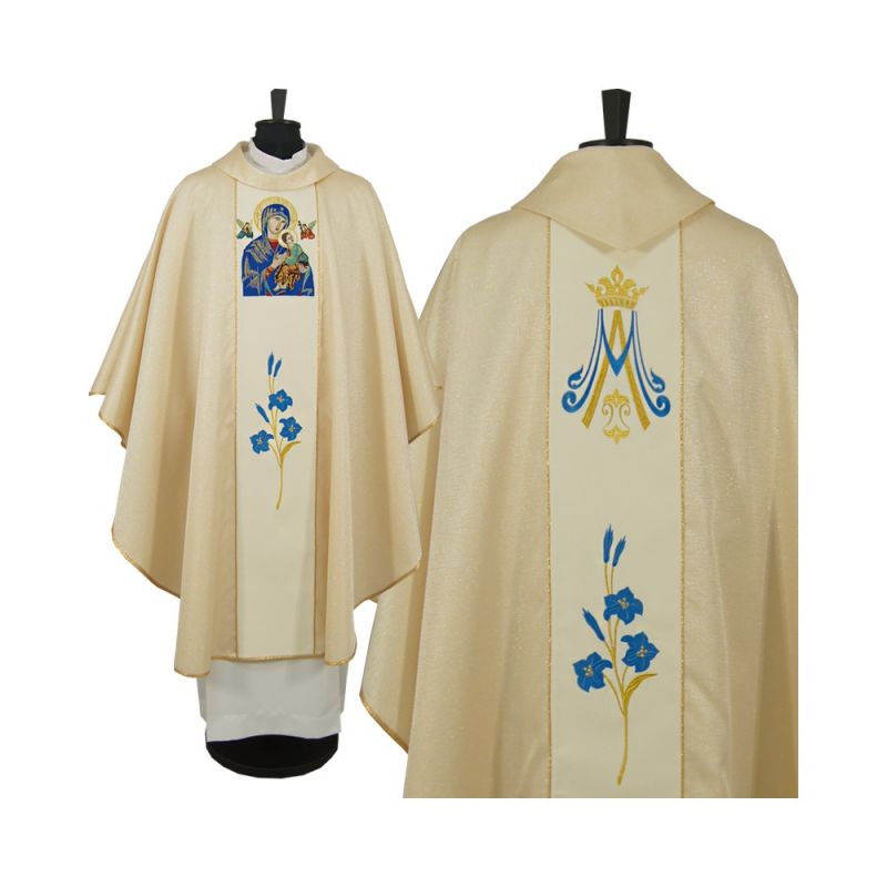 Ornat haftowany MB Nieustającej Pomocy - SZATY LITURGICZNE - Ornat haftowany MB Nieustającej Pomocy